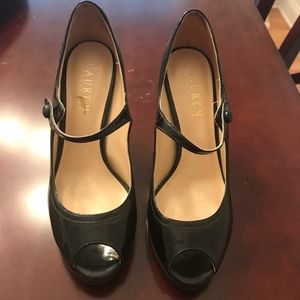 Ralph Lauren Toe Heels, Size 6.5